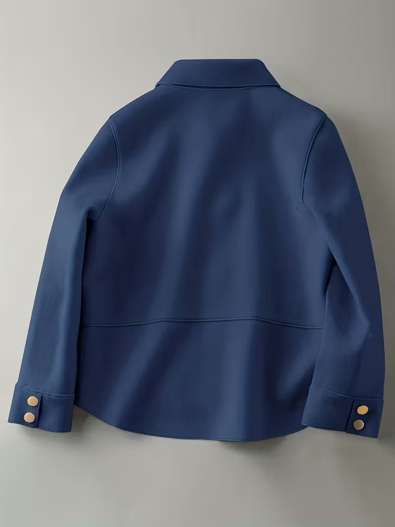 Women'S Elegant Lapel Collar Single-Breasted Blazer