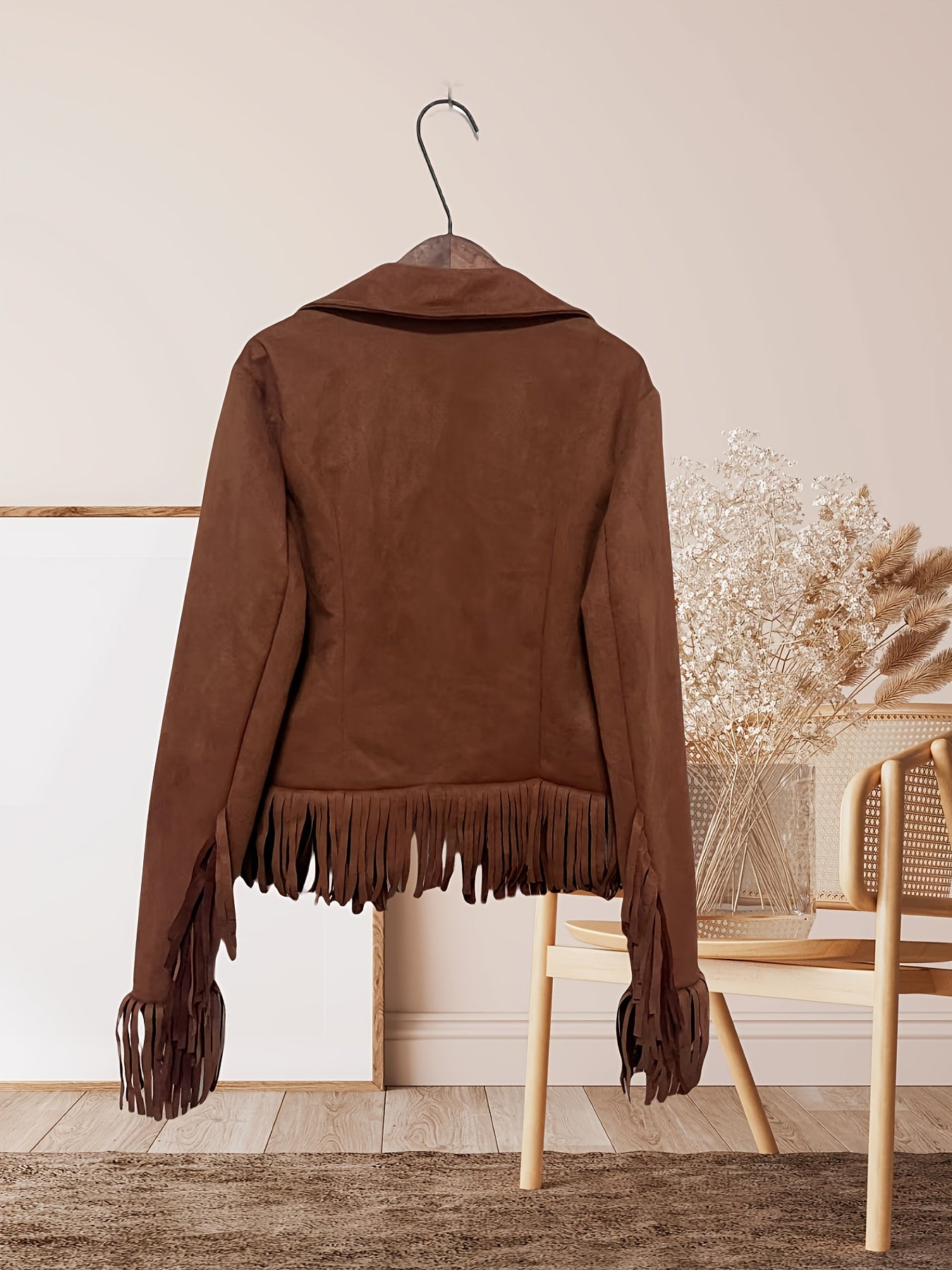Western Fringe Suede Jacket