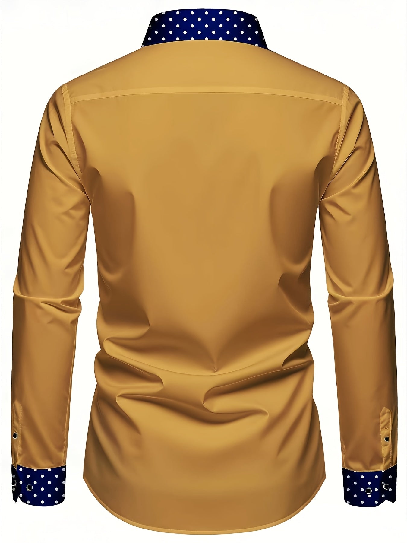 Polka Dot Slim Fit Long Sleeve Shirt