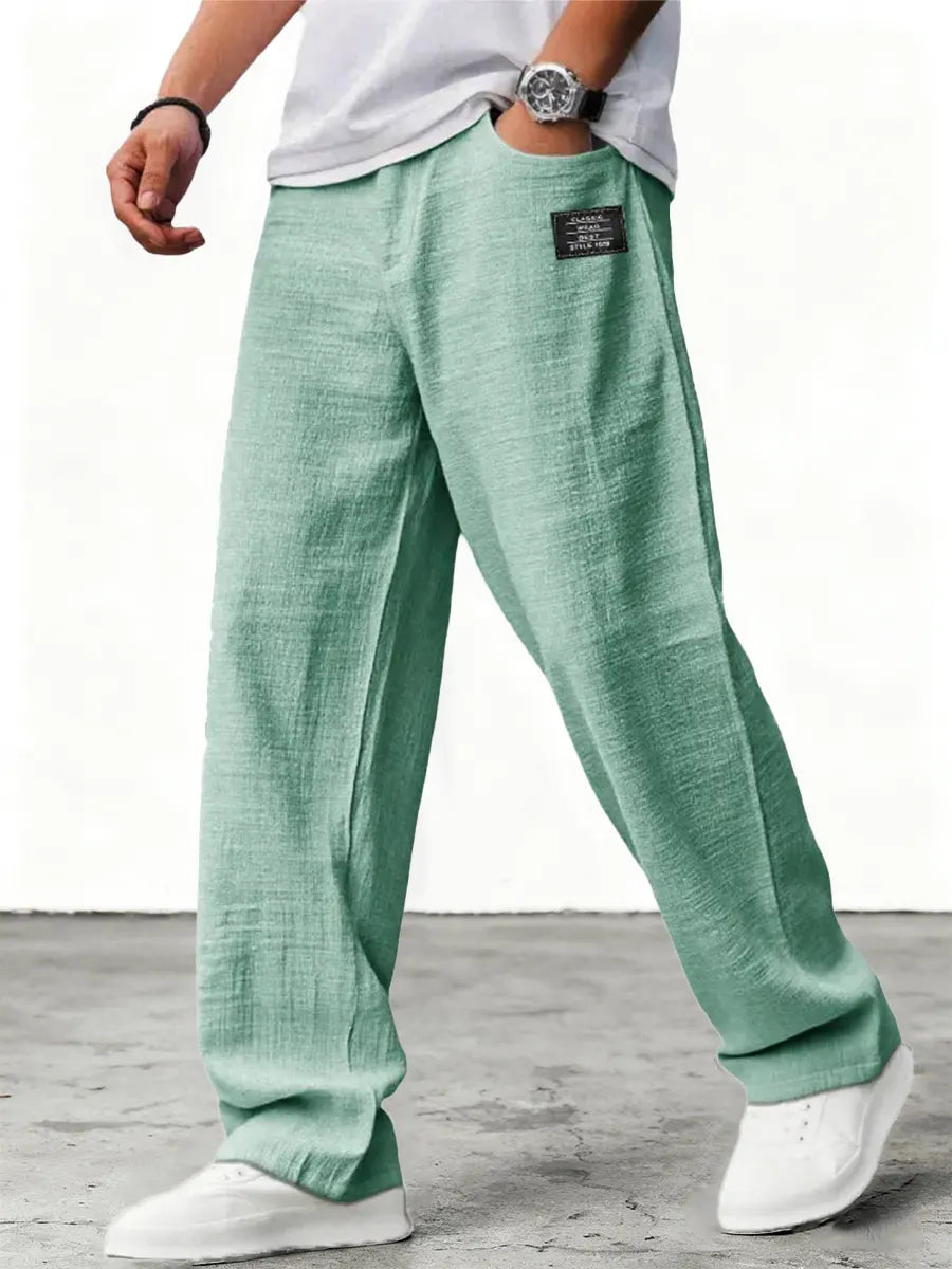 Coastal Ease Loose Linen Pants