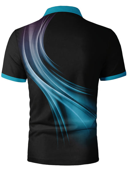 Flowing Light Ombre Polo Shirt