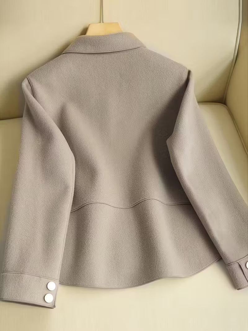 Women'S Elegant Lapel Collar Single-Breasted Blazer