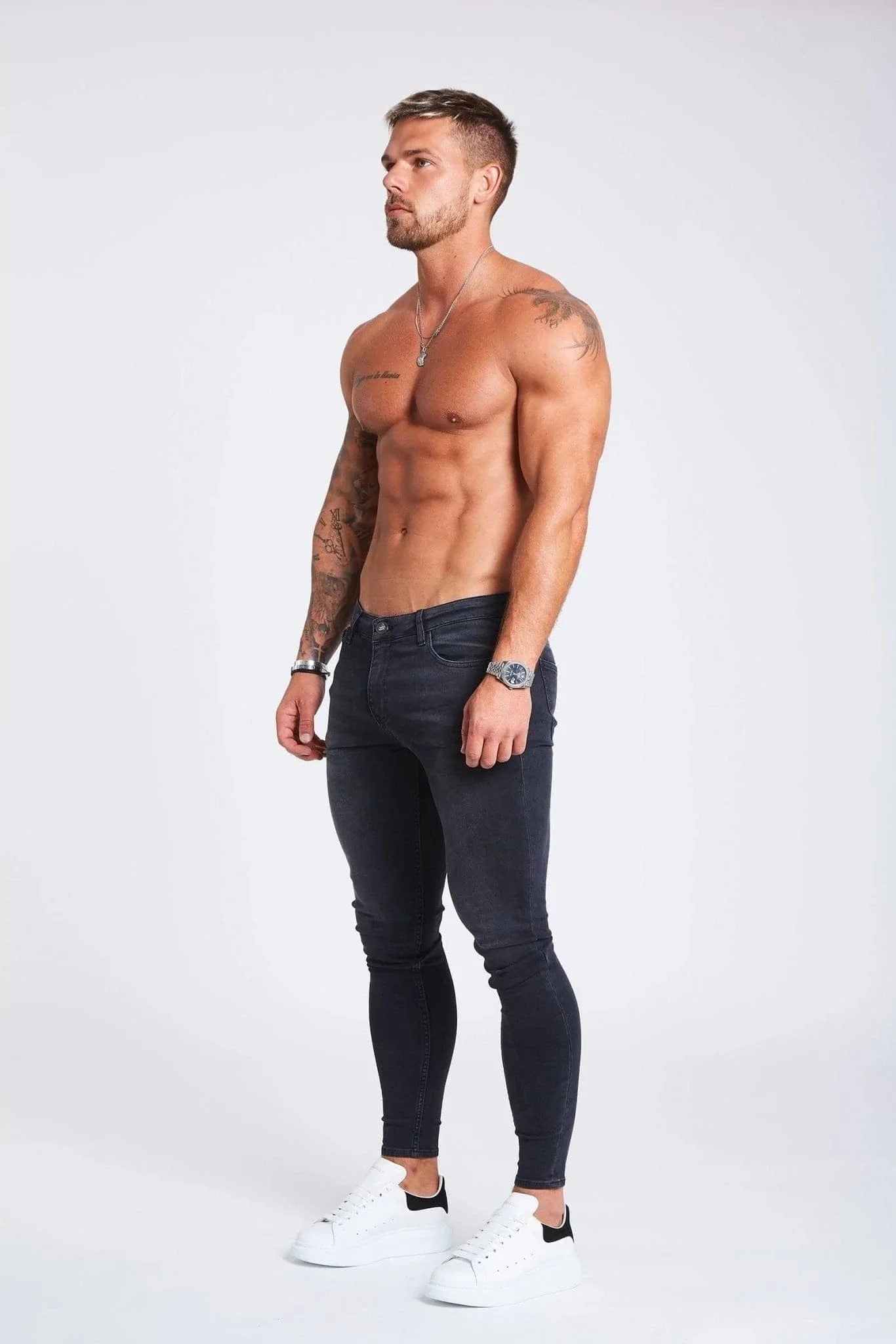 Luxury LEGEND Signature Four-Way Stretch Skinny Denim Jeans