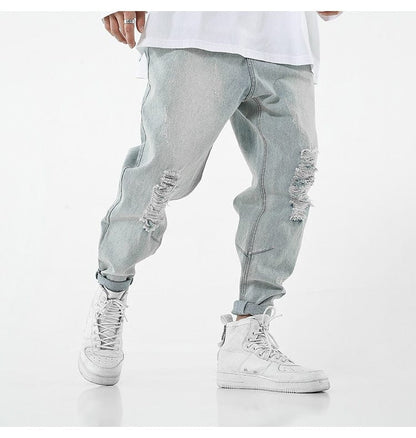 Luxury Felipe Distressed Streetwear Denim Jeans