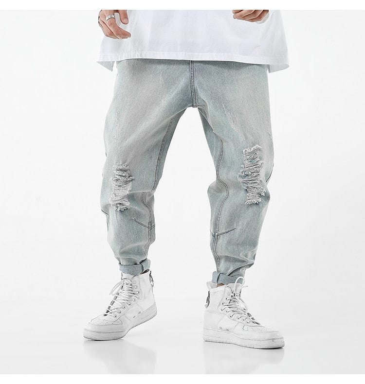 Luxury Felipe Distressed Streetwear Denim Jeans