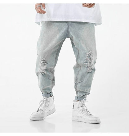 Luxury Felipe Distressed Streetwear Denim Jeans