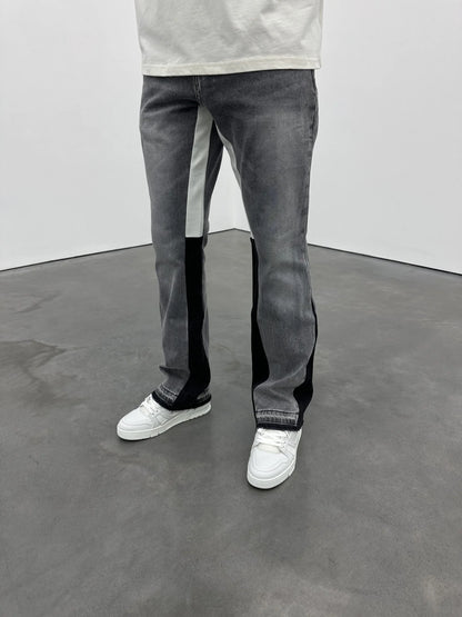 Prestige Light Grey Flared Jeans