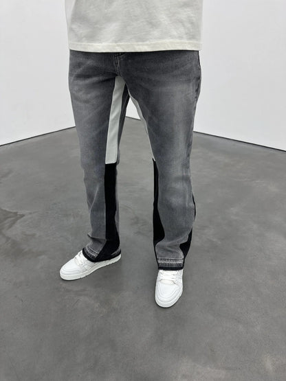 Prestige Light Grey Flared Jeans